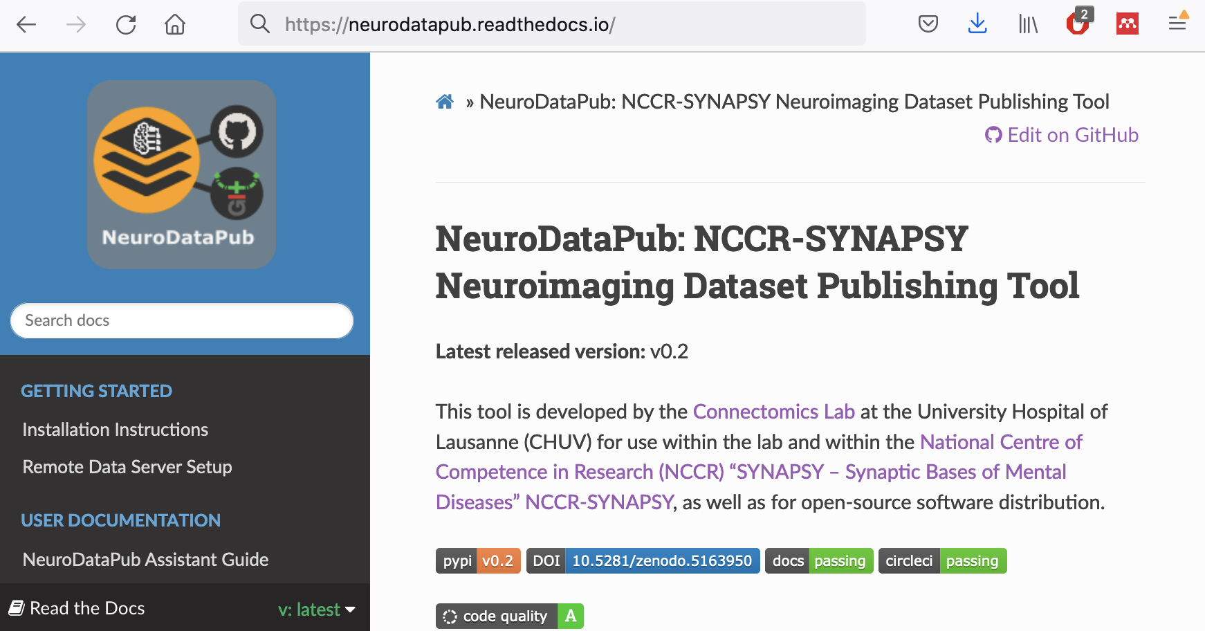 NeuroDataPub RTD Documentation